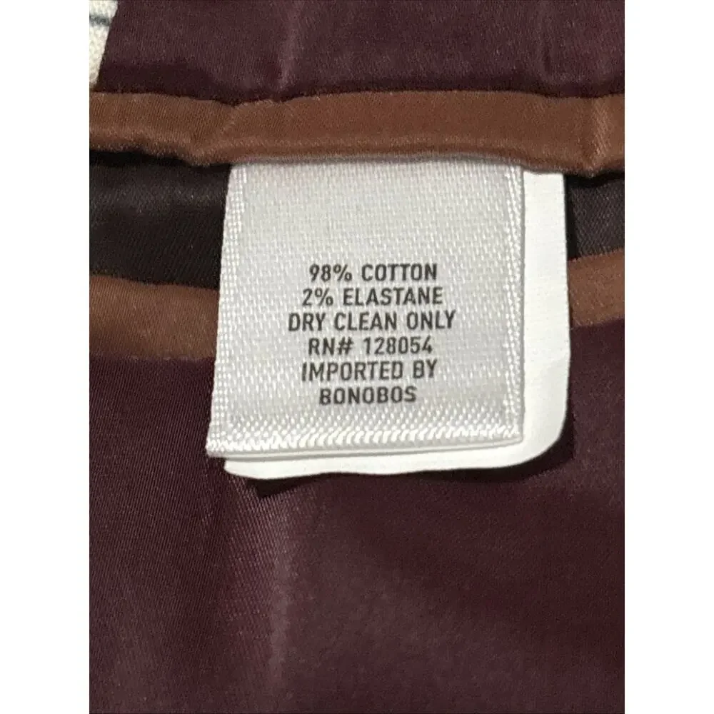 Bonobos Men’s Athletic Fit Blazer Sport Coat Two Button Front Size 48 R